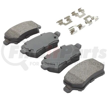 MPA Electrical 1001-1362C Quality-Built Premium Ceramic Brake Pads w/ Hardware
