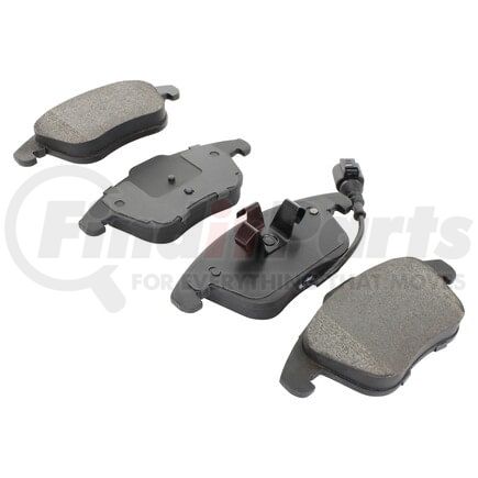 MPA Electrical 1001-1375M Quality-Built Premium Disc Brake Pad Set - Semi-Metallic, with Hardware