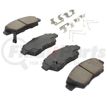 MPA Electrical 1001-1394C Quality-Built Disc Brake Pad, Premium, Ceramic, with Hardware