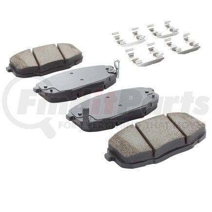 MPA Electrical 1001-1397AC Quality-Built Disc Brake Pad, Premium, Ceramic, with Hardware
