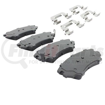 MPA Electrical 1001-1404C Quality-Built Premium Ceramic Brake Pads w/ Hardware