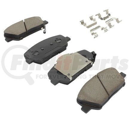 MPA Electrical 1001-1413C Quality-Built Disc Brake Pad, Premium, Ceramic, with Hardware