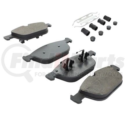 MPA Electrical 1001-1412M Quality-Built Premium Semi-Metallic Brake Pads w/ Hardware