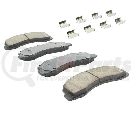 MPA Electrical 1001-1414C Quality-Built Disc Brake Pad, Premium, Ceramic, with Hardware