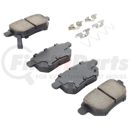 MPA Electrical 1001-1423C Quality-Built Premium Ceramic Brake Pads w/ Hardware