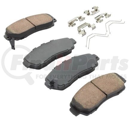 MPA Electrical 1001-1521C Quality-Built Premium Ceramic Brake Pads w/ Hardware