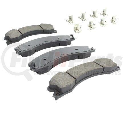 MPA Electrical 1001-1565M Quality-Built Premium Semi-Metallic Brake Pads w/ Hardware
