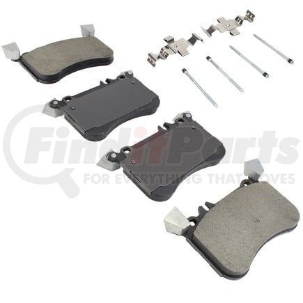 MPA Electrical 1001-1634M Quality-Built Premium Semi-Metallic Brake Pads w/ Hardware