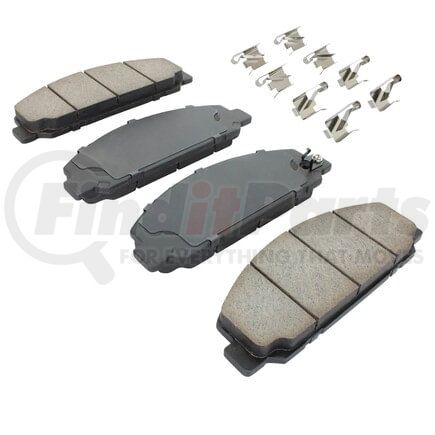 MPA Electrical 1001-1683C Quality-Built Premium Ceramic Brake Pads w/ Hardware