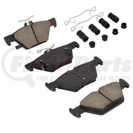 MPA Electrical 1001-1808C Quality-Built Premium Ceramic Brake Pads w/ Hardware