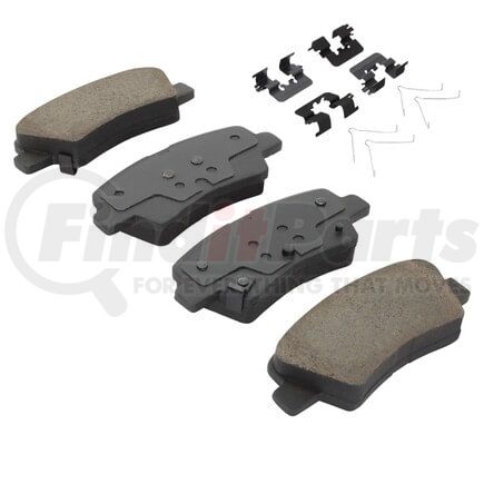 MPA Electrical 1001-1813C Quality-Built Disc Brake Pad, Premium, Ceramic, with Hardware