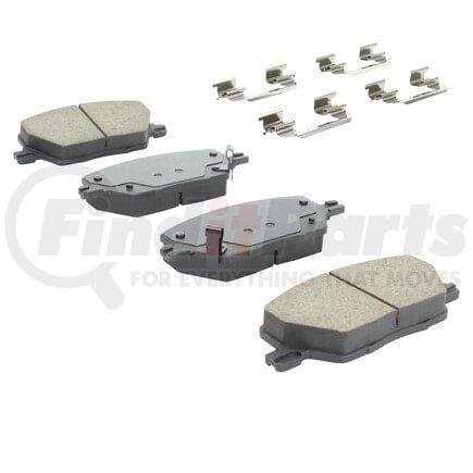 MPA Electrical 1001-1811C Quality-Built Disc Brake Pad, Premium, Ceramic, with Hardware