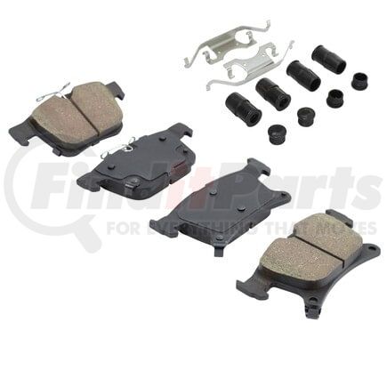 MPA Electrical 1001-1901C Quality-Built Disc Brake Pad Set - Premium, Ceramic