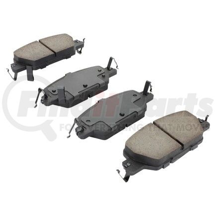 MPA Electrical 1001-2037C Quality-Built Disc Brake Pad Set - Premium, Ceramic