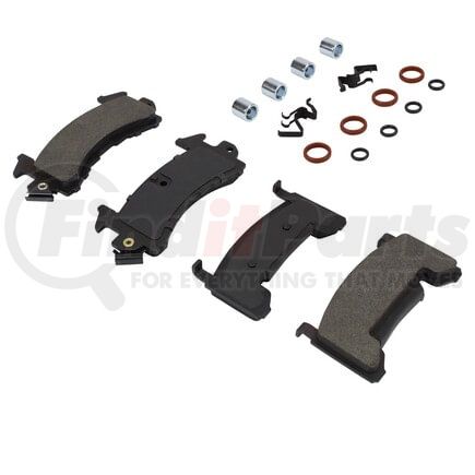MPA Electrical 1002-0154M Quality-Built Disc Brake Pad Set - Work Force, Heavy Duty, with Hardware