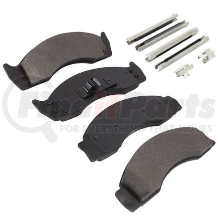 MPA Electrical 1002-0411M Quality-Built Disc Brake Pad Set - Work Force, Heavy Duty, with Hardware