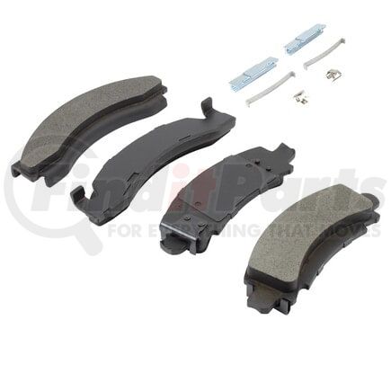 MPA Electrical 1002-0543M Quality-Built Work Force Heavy Duty Brake Pads w/ Hardware