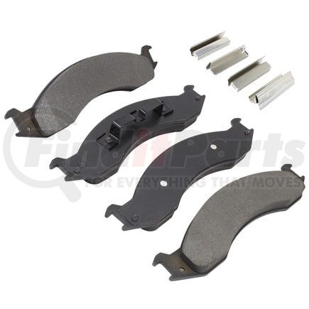 MPA Electrical 1002-0557M Quality-Built Work Force Heavy Duty Brake Pads w/ Hardware