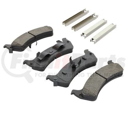 MPA Electrical 1002-0625M Quality-Built Work Force Heavy Duty Brake Pads w/ Hardware