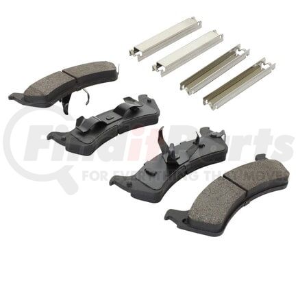 MPA Electrical 1002-0667M Quality-Built Disc Brake Pad Set - Work Force, Heavy Duty, with Hardware