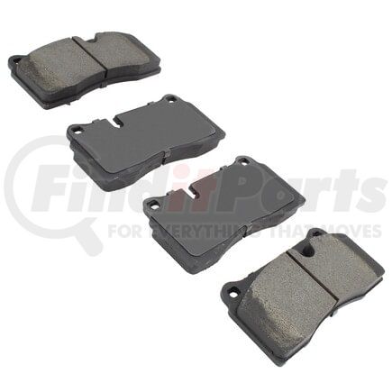 MPA Electrical 1003-1155CM Quality-Built Black Series Semi-Metallic Brake Pads