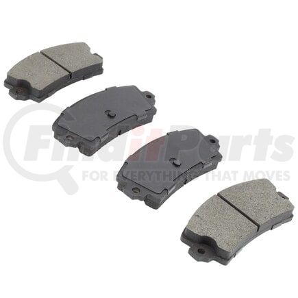 MPA Electrical 1003-1163M Quality-Built Black Series Semi-Metallic Brake Pads