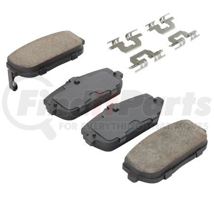 MPA Electrical 1003-1180C Quality-Built Black Series Ceramic Brake Pads w/ Hardware