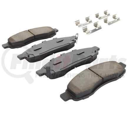 MPA Electrical 1003-1183C Quality-Built Black Series Ceramic Brake Pads w/ Hardware