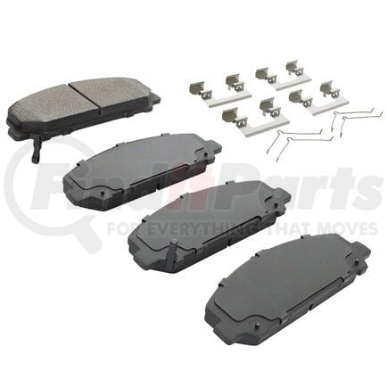 MPA Electrical 1003-1286C Quality-Built Black Series Ceramic Brake Pads w/ Hardware
