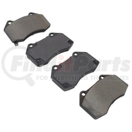 MPA Electrical 1003-1379M Quality-Built Black Series Semi-Metallic Brake Pads w/ Hardware