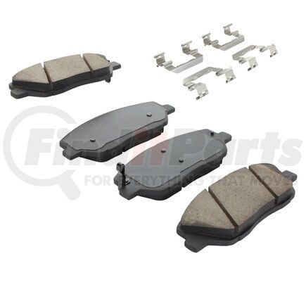 MPA Electrical 1003-1385C Quality-Built Black Series Ceramic Brake Pads w/ Hardware