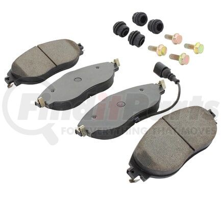 MPA Electrical 1003-1633C Quality-Built Black Series Ceramic Brake Pads w/ Hardware