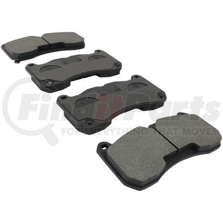 MPA Electrical 1003-1666M Quality-Built Black Series Semi-Metallic Brake Pads