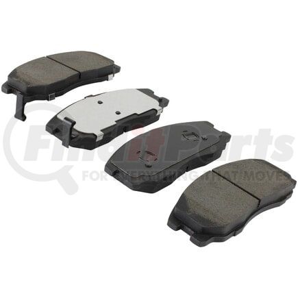 MPA Electrical 1003-1678M Quality-Built Black Series Semi-Metallic Brake Pads w/ Hardware