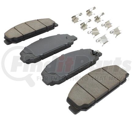 MPA Electrical 1003-1683C Quality-Built Black Series Ceramic Brake Pads w/ Hardware