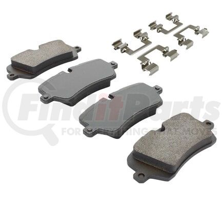 MPA Electrical 1003-1692M Quality-Built Black Series Semi-Metallic Brake Pads w/ Hardware