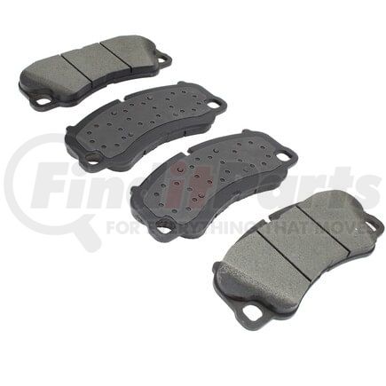 MPA Electrical 1003-1742M Quality-Built Black Series Semi-Metallic Brake Pads