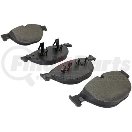 MPA Electrical 1003-1750M Quality-Built Black Series Semi-Metallic Brake Pads