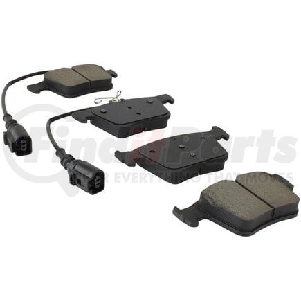 MPA Electrical 1003-1761AC Quality-Built Black Series Ceramic Brake Pads w/ Hardware