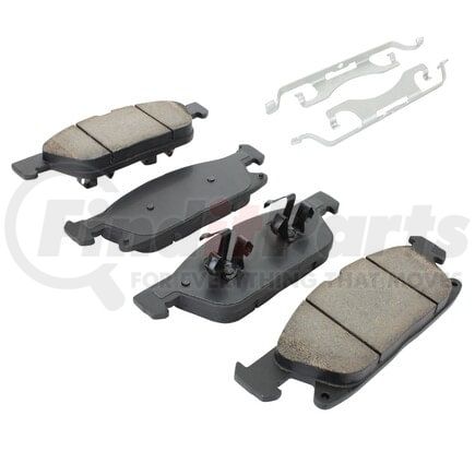 MPA Electrical 1003-1818C Quality-Built Disc Brake Pad Set - Black Series, Ceramic, with Hardware