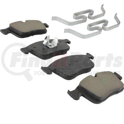 MPA Electrical 1003-1866M Quality-Built Black Series Semi-Metallic Brake Pads