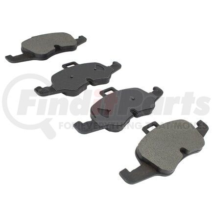MPA Electrical 1003-1876M Quality-Built Black Series Semi-Metallic Brake Pads