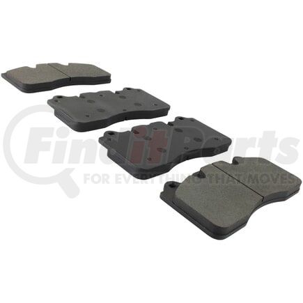 MPA Electrical 1003-1918M Quality-Built Black Series Semi-Metallic Brake Pads