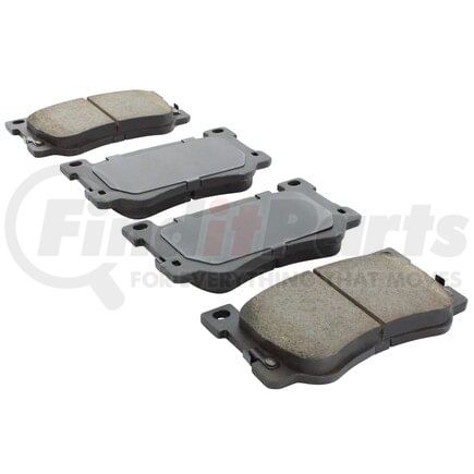 MPA Electrical 1003-1975C Quality-Built Disc Brake Pad Set - Black Series, Ceramic