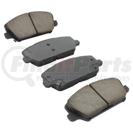 MPA Electrical 1003-2049C Quality-Built Black Series Ceramic Brake Pads w/ Hardware