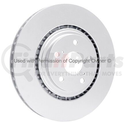 MPA Electrical BR44607G Quality-Built Disc Brake Rotor - Black Series, Coated