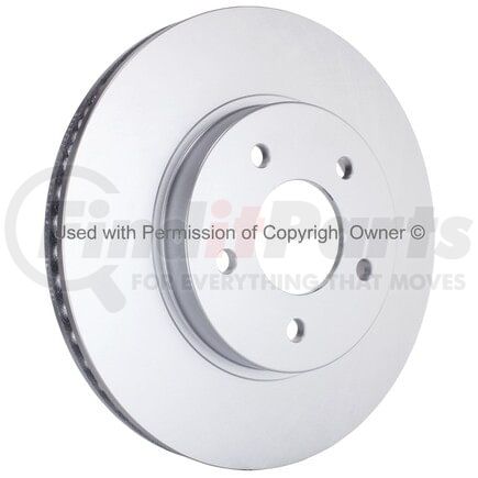 MPA Electrical BR55080G Quality-Built Disc Brake Rotor - Black Series, Coated