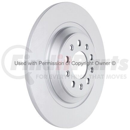 MPA Electrical BR72124G Quality-Built Disc Brake Rotor - Black Series, Coated