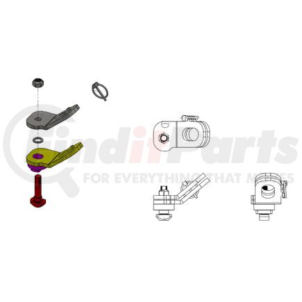 Gen-Y Hitch GH-103535 1 Pair - Plate Style Puck Anchor Assembly - for Dodge Ram