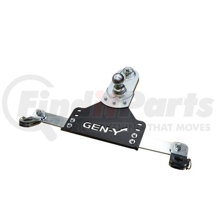 Gen-Y Hitch GH-21015 MAIN ASSY - GoosePuck GEN II - 5" Offset - 25K Overall Towing - With Safety Chain Anchors Incorporated - GM 2018-19 Short & Long Bed